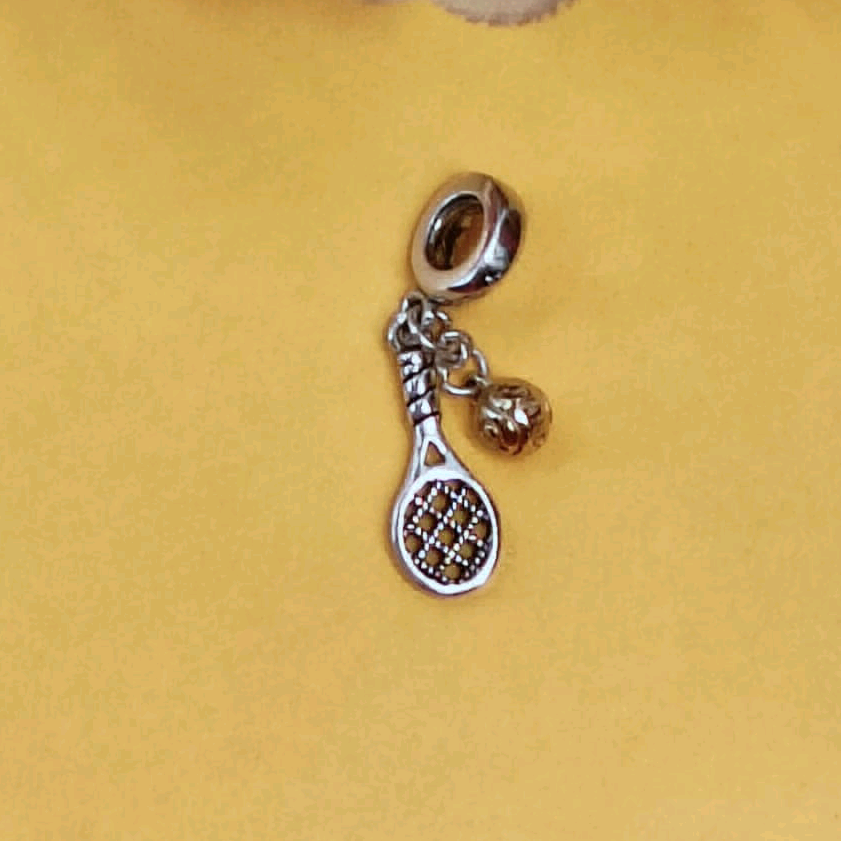 Tennis Racket And Ball Charm